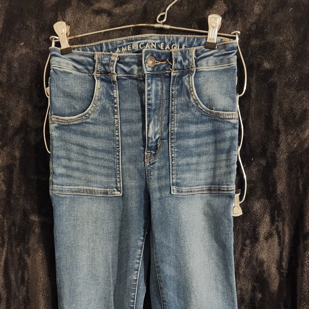 American Eagle Outfitters Blue Flare Jeans